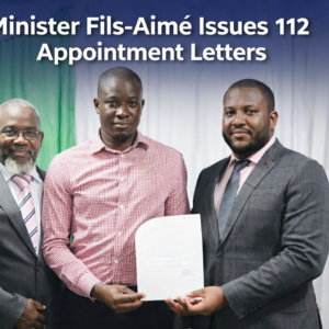 Minister Fils-Aimé Grants 112 Promotions and Appointments